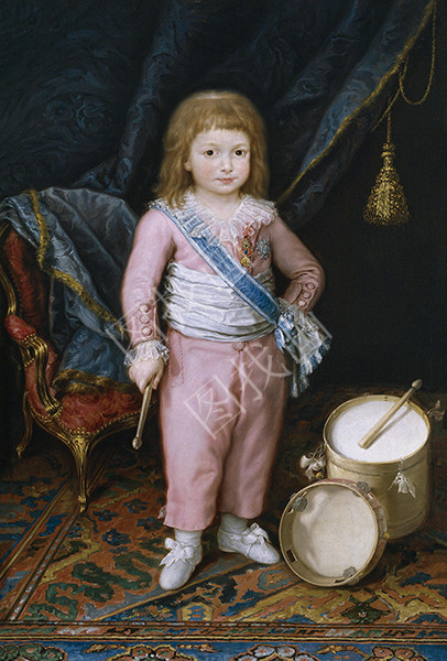 The Infante Carlos María of Bourbon with Drum and Tambourine